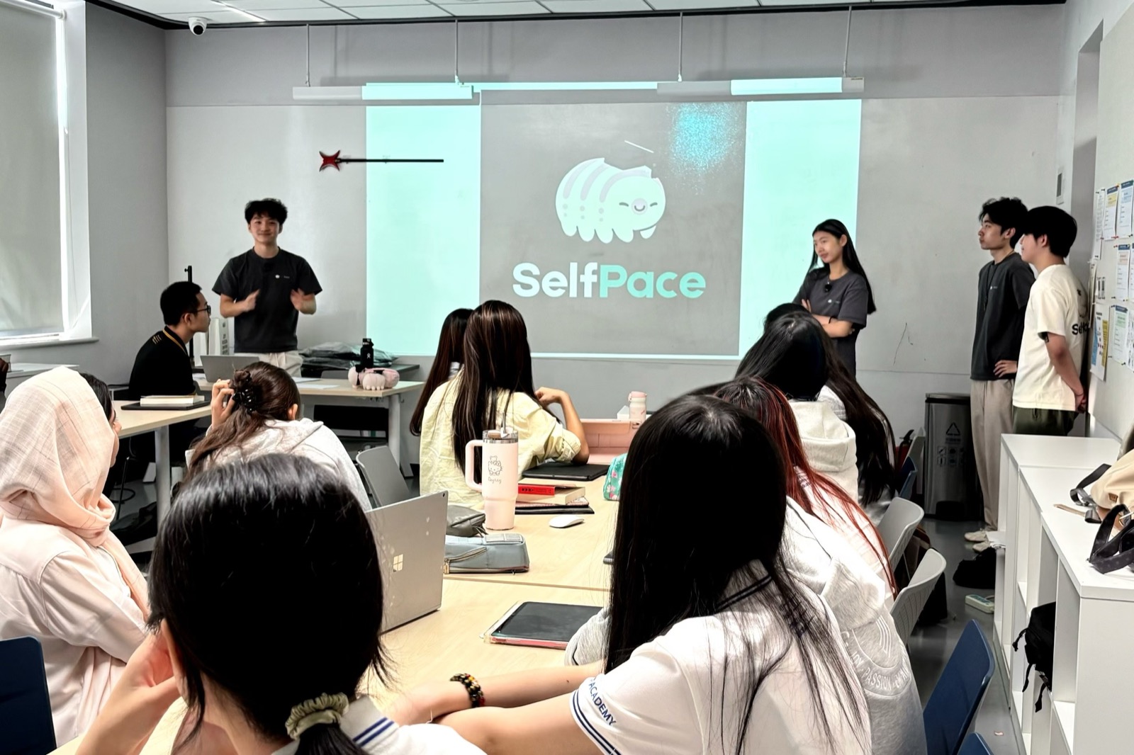 Introducing SelfPace to students at JPED Academy